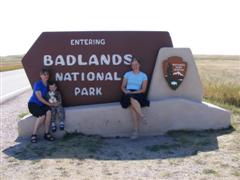 Indgangen til Badlands