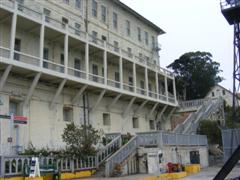 The apartments for the prison guards at Alcatraz