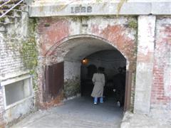 En port fra det originale fort