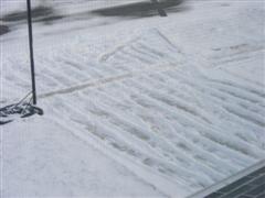 Sneryddet indkørsel